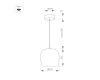Подвесной светильник Arlight SP-PEONY-HANG-R250-15W Day4000 (BK, 65 deg, 230V) 039549
