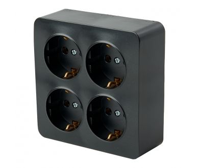 Купить Розетка 4-местная с/з Stekker София 49510 MST16-14S-05 Розетка 4-местная с/з Stekker София 49510 MST16-14S-05