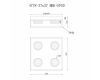 Потолочная люстра iLedex Link 4778-37x37 MBK+SGD
