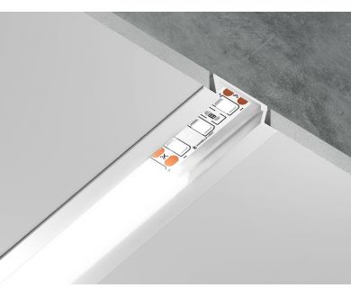 Купить Алюминиевый встраиваемый профиль Ambrella Light Alum Profile GP1001WH Алюминиевый встраиваемый профиль Ambrella Light Alum Profile GP1001WH