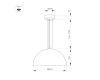 Подвесной светильник Arlight SP-RESTO-HANG-R500-30W Warm3000 (BK, 100 deg, 230V) 039699