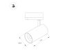 Трековый однофазный светильник Arlight LGD-SPOT-2TR-R45-7W Day4000 (BK, 24 deg, 230V) 042540