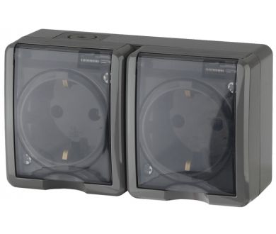Купить Розетка ЭРА Эксперт 2х2P+E IP54 16A 250V 11-2403-03 Б0020717 Розетка ЭРА Эксперт 2х2P+E IP54 16A 250V 11-2403-03 Б0020717