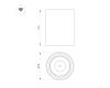 Накладной светильник Arlight SP-SALT-R95-20W Warm3000 (WH-BK, 40 deg, 230V) 056743