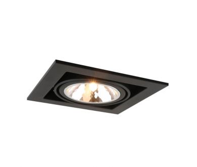 Купить Встраиваемый светильник Arte Lamp Cardani Semplice A5949PL-1BK Встраиваемый светильник Arte Lamp Cardani Semplice A5949PL-1BK