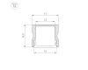 Алюминиевый профиль Arlight LINE-1715-2000 WHITE 044259(1)