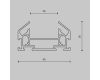 Профиль Maytoni Technical Accessories for tracks TRA001MP-112S