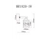 Бра MyFar Olivia MR1820-1W