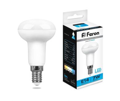 Купить Лампа светодиодная Feron E14 7W 6400K Груша Матовая LB-450 25515 Лампа светодиодная Feron E14 7W 6400K Груша Матовая LB-450 25515