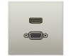 Розетка HDMI/VGA Jung MAES1173