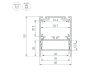 Алюминиевый профиль Arlight SL-LINE-4050-3L-2000 ANOD 044666