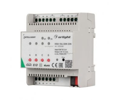 Купить Диммер Arlight INTELLIGENT Arlight KNX-104-DIM-DIN 025658 Диммер Arlight INTELLIGENT Arlight KNX-104-DIM-DIN 025658