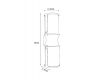Уличный настенный светильник Arte Lamp Minchir A8306AL-2BK