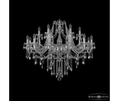 Купить Подвесная люстра Bohemia Ivele Crystal 1415/12+6/360 Ni Подвесная люстра Bohemia Ivele Crystal 1415/12+6/360 Ni