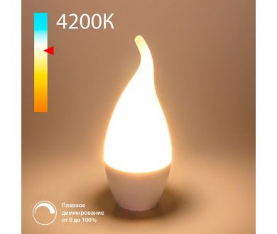 Купить Светодиодная диммируемая лампа Elektrostandard E14 7W 4200K 4690389196560 a063764 Светодиодная диммируемая лампа Elektrostandard E14 7W 4200K 4690389196560 a063764