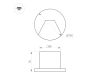 Светильник для ступеней Arlight LT-TIE-R120-3W Warm3000 (WH, 75x30 deg, 230V) (IP65 Бетон) 050869