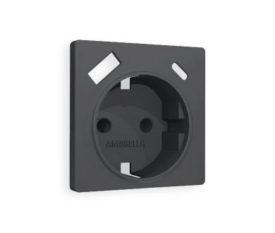 Купить Лицевая панель для розетки с/з со шторками 2USB A+C Ambrella Volt Alfa AP9100 Лицевая панель для розетки с/з со шторками 2USB A+C Ambrella Volt Alfa AP9100