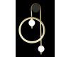 Бра Crystal lux RODRIGO AP20W LED BLACK/GOLD