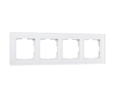Купить Рамка на 4 поста Werkel Favorit белый матовый W0041105 4690389159930 Рамка на 4 поста Werkel Favorit белый матовый W0041105 4690389159930