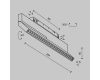 Трековый магнитный светильник Maytoni Technical Points Ro tExility X TR242-2-12W4K-B