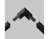 Коннектор питания угловой гибкий Maytoni Technical Magnetic track system Exility Accessories for tracks Exility TRA034CPC-42B-15-1