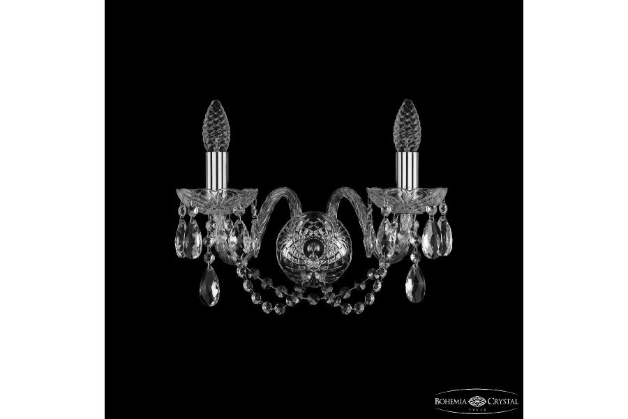 Бра Bohemia Ivele Crystal 1402B/2/160 Ni
