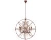 Подвесная люстра LOFT IT Foucaults orb crystal Loft1897/8