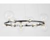 Подвесная люстра Lumina Deco LDP 7033-15 BK+CL