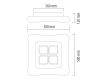 Потолочный светодиодный светильник De Markt Эрида 706010801