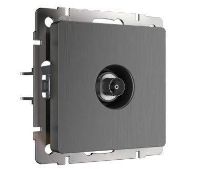 Купить ТВ-розетка оконечная Werkel графит рифленый W1183004 4690389158681 ТВ-розетка оконечная Werkel графит рифленый W1183004 4690389158681