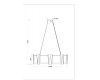 Подвесная люстра Arte Lamp Grato A4079LM-8CC