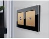 Рамка двухместная Ambrella Volt Platos AF380802