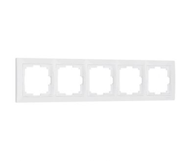 Купить Рамка на 5 постов Werkel Snabb basic белый W0052001 4690389161452 Рамка на 5 постов Werkel Snabb basic белый W0052001 4690389161452