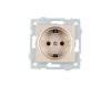 Механизм электрической розетки Arlight SCT-MEU1-PL-GD-V (250V, 16A) 049817