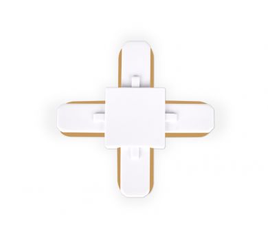Купить Коннектор Х-образный однофазный Ambrella Light Track System GL7082 Коннектор Х-образный однофазный Ambrella Light Track System GL7082