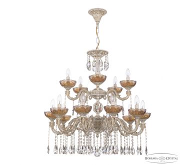 Купить Подвесная люстра Bohemia Ivele Crystal AL79101/10+5/250/2D A WMG P Shampan/M-1G Подвесная люстра Bohemia Ivele Crystal AL79101/10+5/250/2D A WMG P Shampan/M-1G