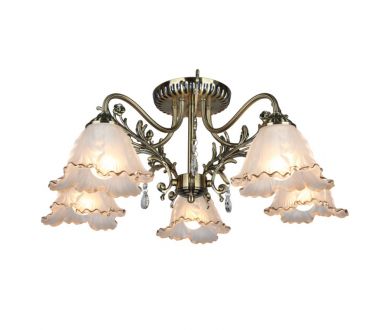 Купить Потолочная люстра Omnilux Petrara OML-54807-05 Потолочная люстра Omnilux Petrara OML-54807-05