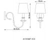 Бра Arte Lamp Molly A1316AP-1CC