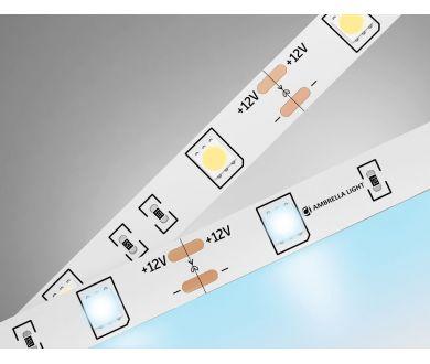 Купить Светодиодная лента Ambrella Light LED Strip 12В 5050 7,2Вт/м 6500K 5м IP20 GS1803 Светодиодная лента Ambrella Light LED Strip 12В 5050 7,2Вт/м 6500K 5м IP20 GS1803