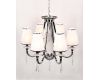 Подвесная люстра Lumina Deco Milesia LDP 8926-6 WT+CHR