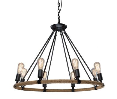Подвесная люстра LOFT IT Rope filament Loft1861/8