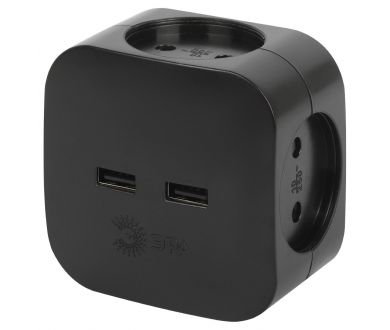 Купить Разветвитель электрический Эра SP-4-USB-B Б0049536 Разветвитель электрический Эра SP-4-USB-B Б0049536