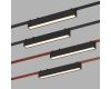 Трековый однофазный светильник Denkirs Belty Linear DK5575-BK