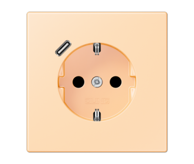Купить Розетка 2K+З USB Typ C Jung LC1520-18C223 Розетка 2K+З USB Typ C Jung LC1520-18C223