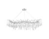 Подвесная люстра ST Luce Teardrops SL1660.113.12