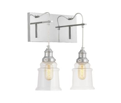 Купить Бра Lumina Deco Moletti LDW 6844-2 CHR+PR Бра Lumina Deco Moletti LDW 6844-2 CHR+PR