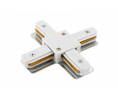 Купить Коннектор Х-образный Denkirs DK Track White TR1104-WH Коннектор Х-образный Denkirs DK Track White TR1104-WH