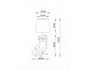 Настольная лампа ARTE Lamp A1512LT-1WH