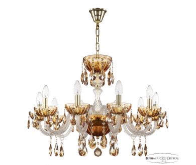 Купить Подвесная люстра Bohemia Ivele Crystal 5417/10/240 G Amber/M-1H K721 Подвесная люстра Bohemia Ivele Crystal 5417/10/240 G Amber/M-1H K721
