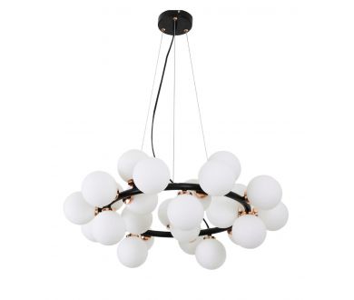 Купить Подвесная люстра Lumina Deco Marsiada LDP 6033-25 BK+MD Подвесная люстра Lumina Deco Marsiada LDP 6033-25 BK+MD